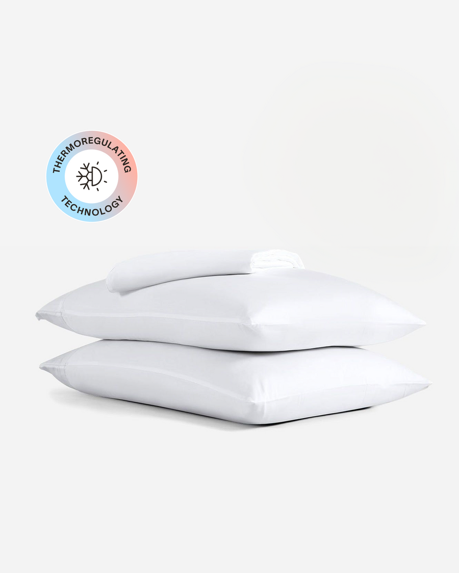 Cooling Bamboo Viscose Fitted Sheet Set White