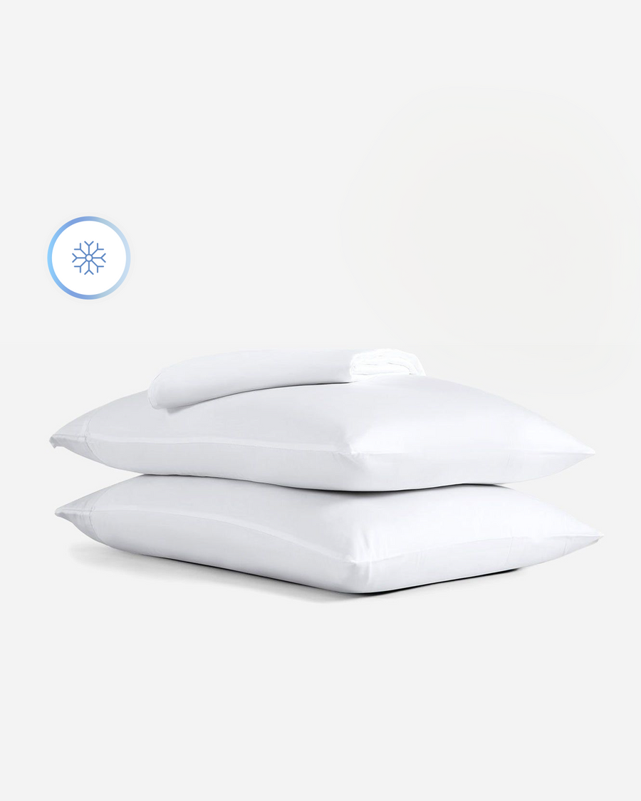Cooling Bamboo Viscose Fitted Sheet Set White