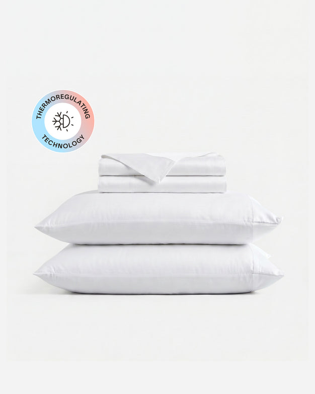Cooling Bamboo Viscose Sheet Set White
