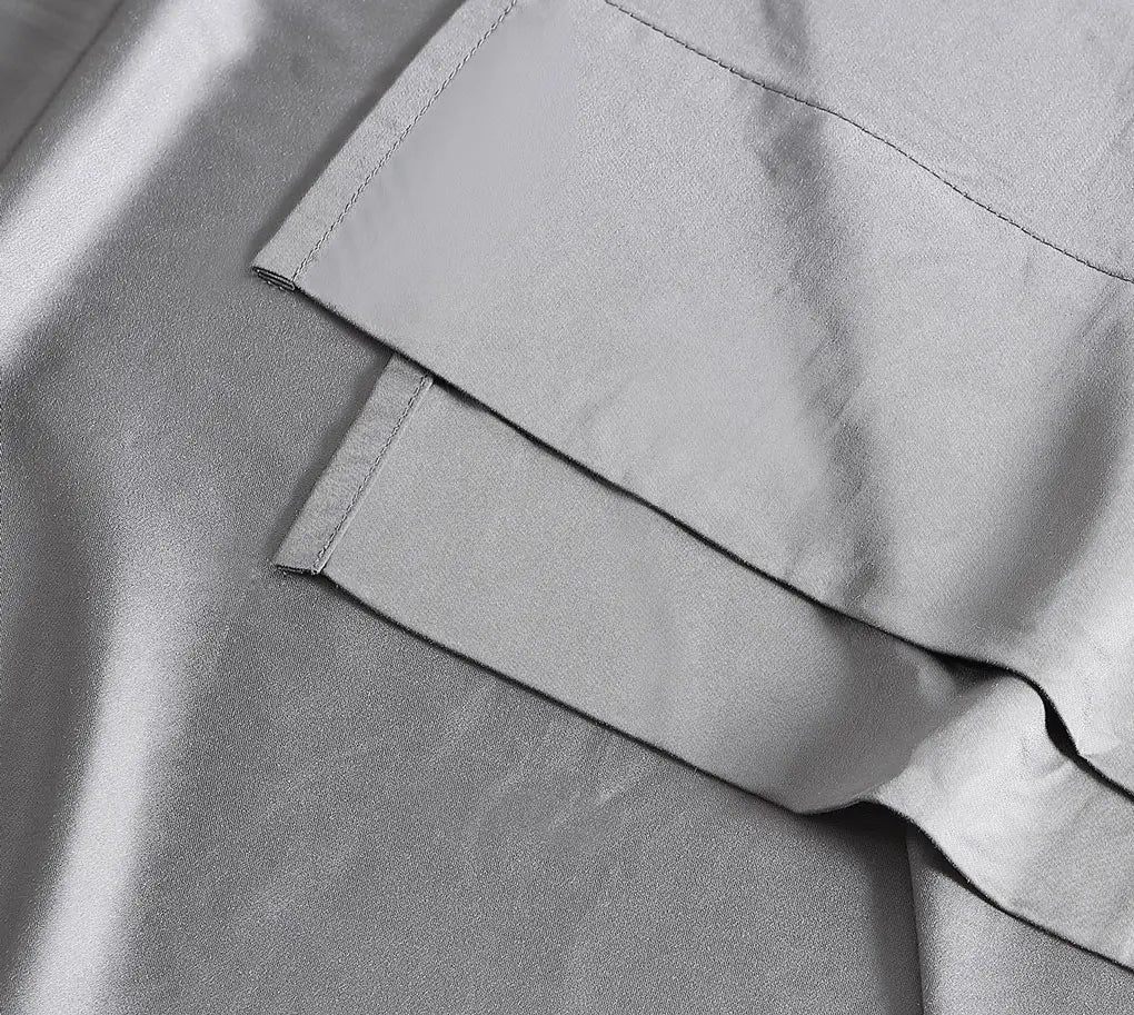 Cooling Bamboo Viscose Top Sheet Grey