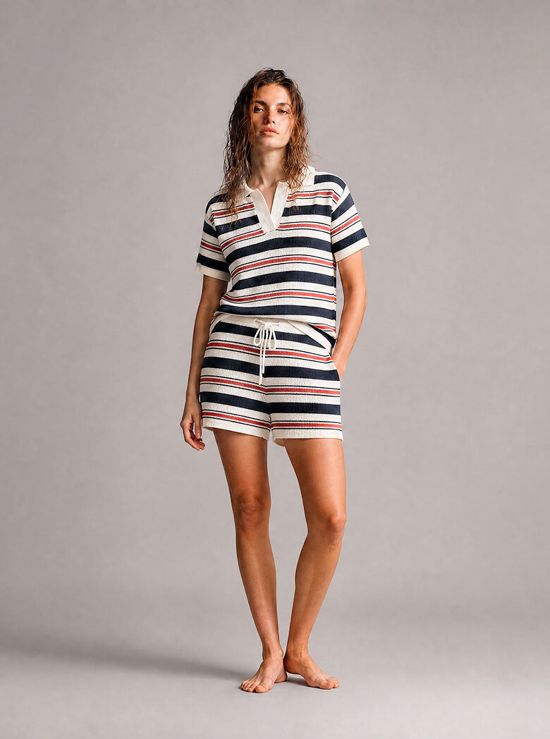 Spritz Reversible Stripe Beach Towel | Sunday Citizen