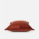 Cotton Corduroy Large Throw Pillow Rust