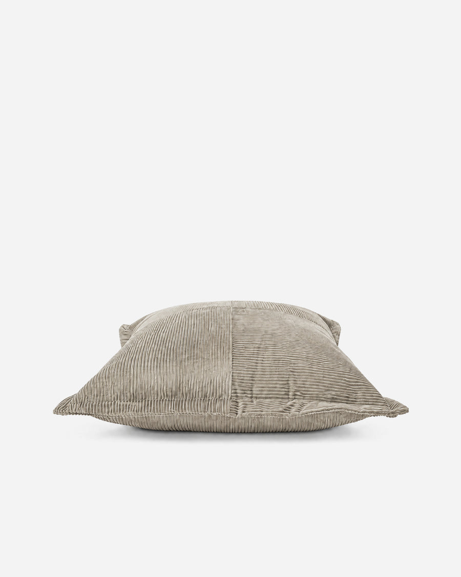 Cotton Corduroy Large Throw Pillow Taupe