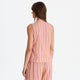 Aurora Cotton Mist Long Pajama Set Light Ochre - Off White