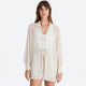 Salvia Cotton Mist Pool Cover Up Light Sage - Off White