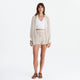 Salvia Cotton Mist Pool Cover Up Light Sage - Off White