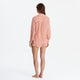 Aurora Cotton Mist Short Pajama Set Light Ochre - Off White