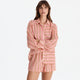 Aurora Cotton Mist Short Pajama Set Light Ochre - Off White