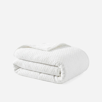 Sunday Citizen Crystal Weighted Blanket in Off White