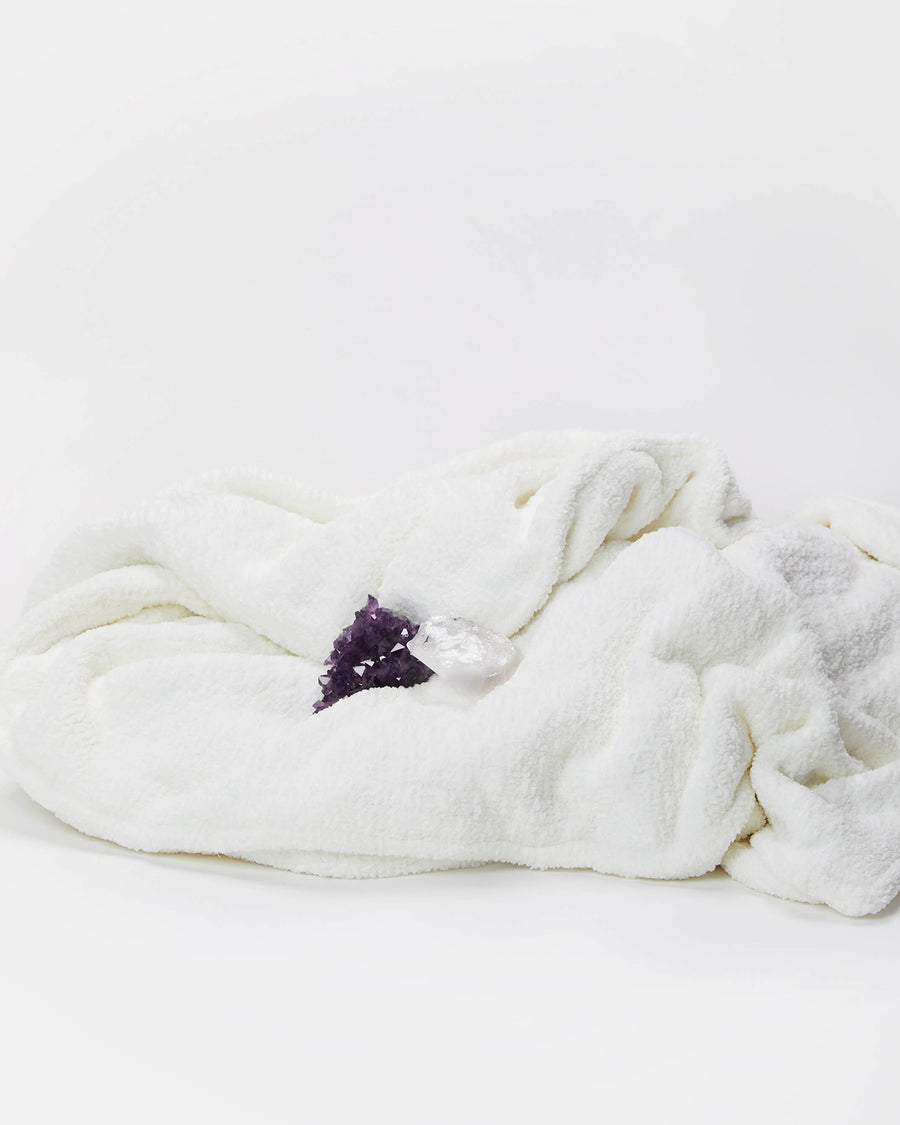 Sunday Citizen Crystal Weighted Blanket in Off White