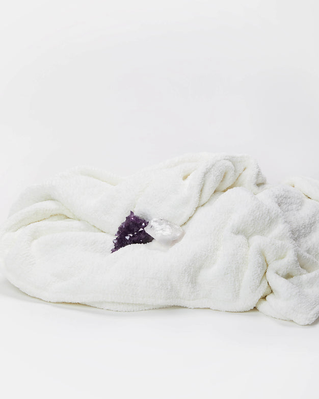 Sunday Citizen Crystal Weighted Blanket in Off White