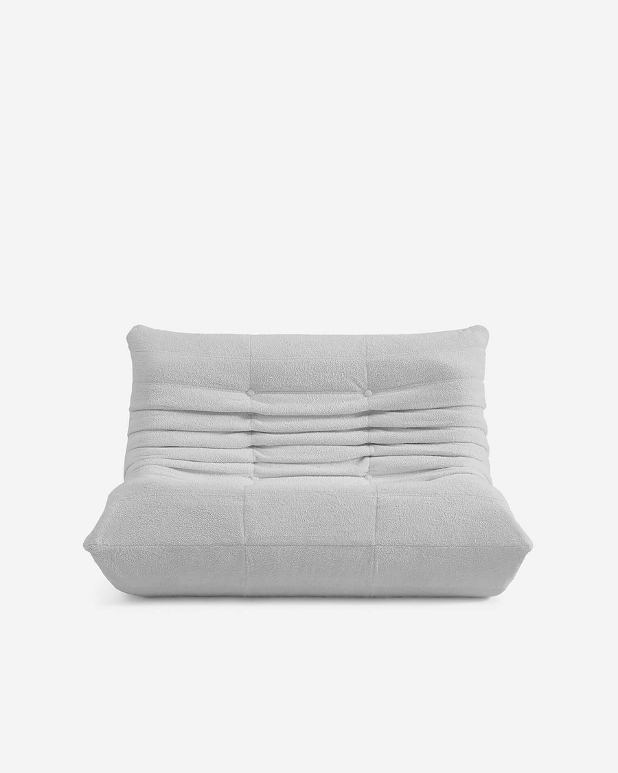 Furniture Dakota Two Seater Light Grey