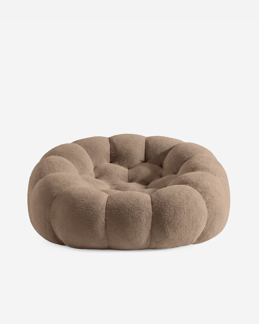Ciel Chair + Ottoman Set Mocha