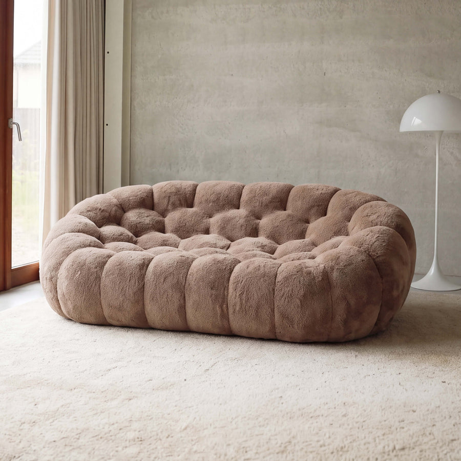 Ciel Love Seat Sofa Mocha
