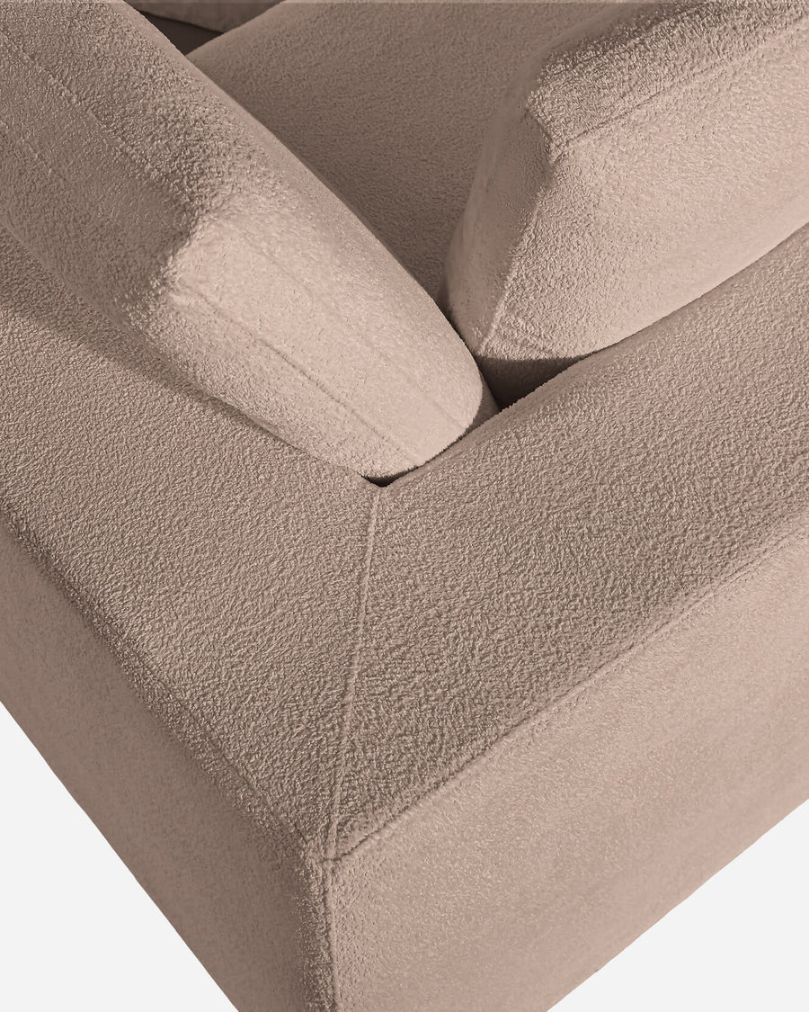 Hudson Right Corner Module Mocha