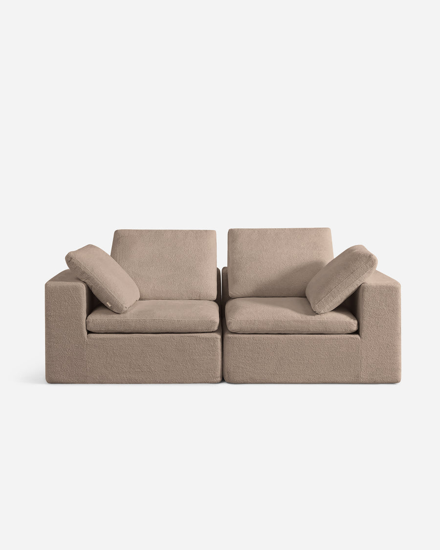 Hudson Right Corner Module Mocha