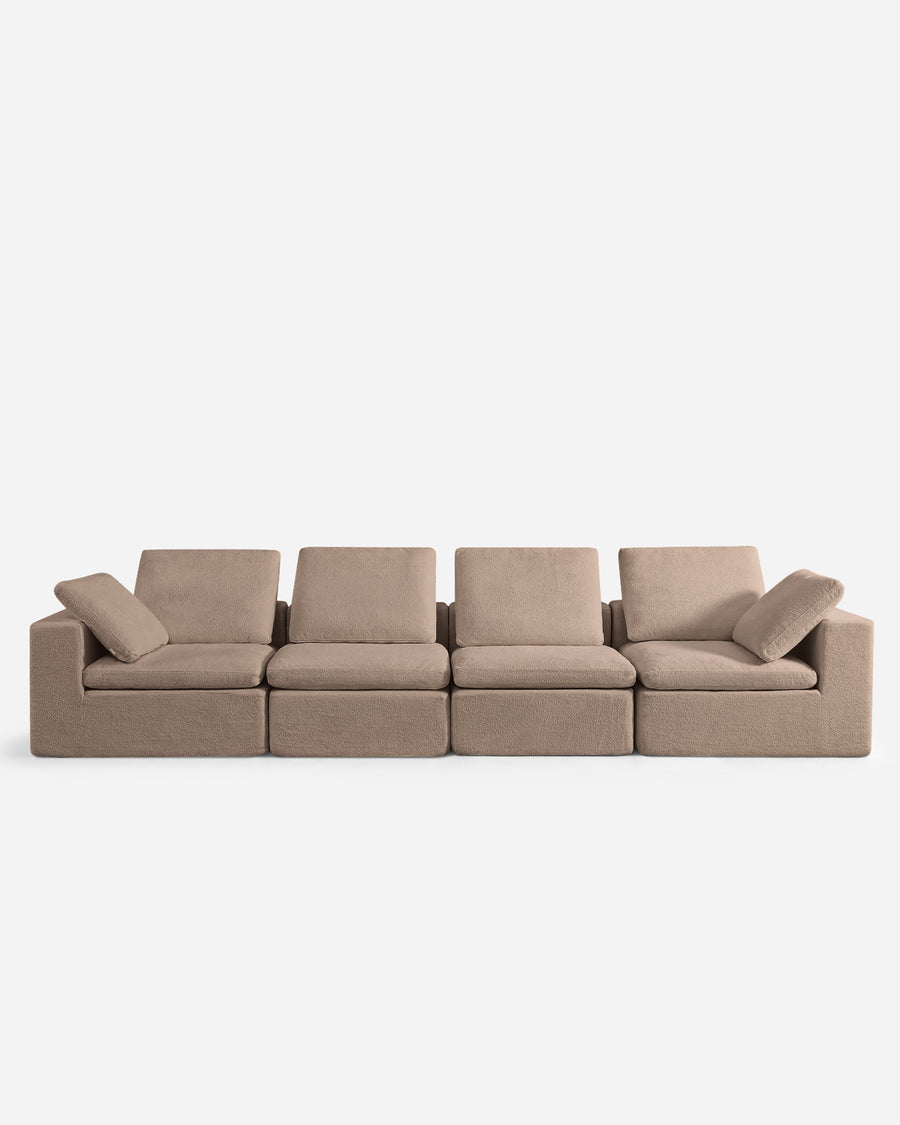 Hudson Modular Four Seater Sofa Mocha