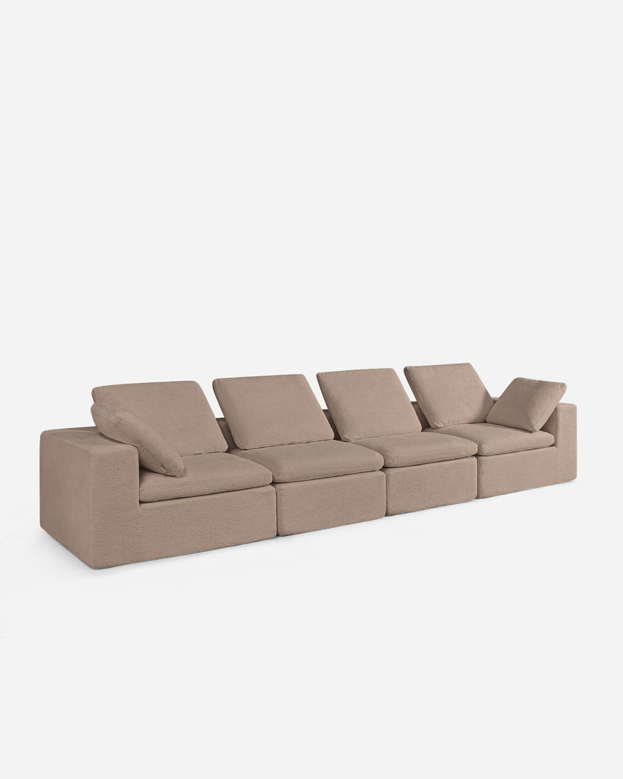 Hudson Modular Four Seater Sofa Mocha