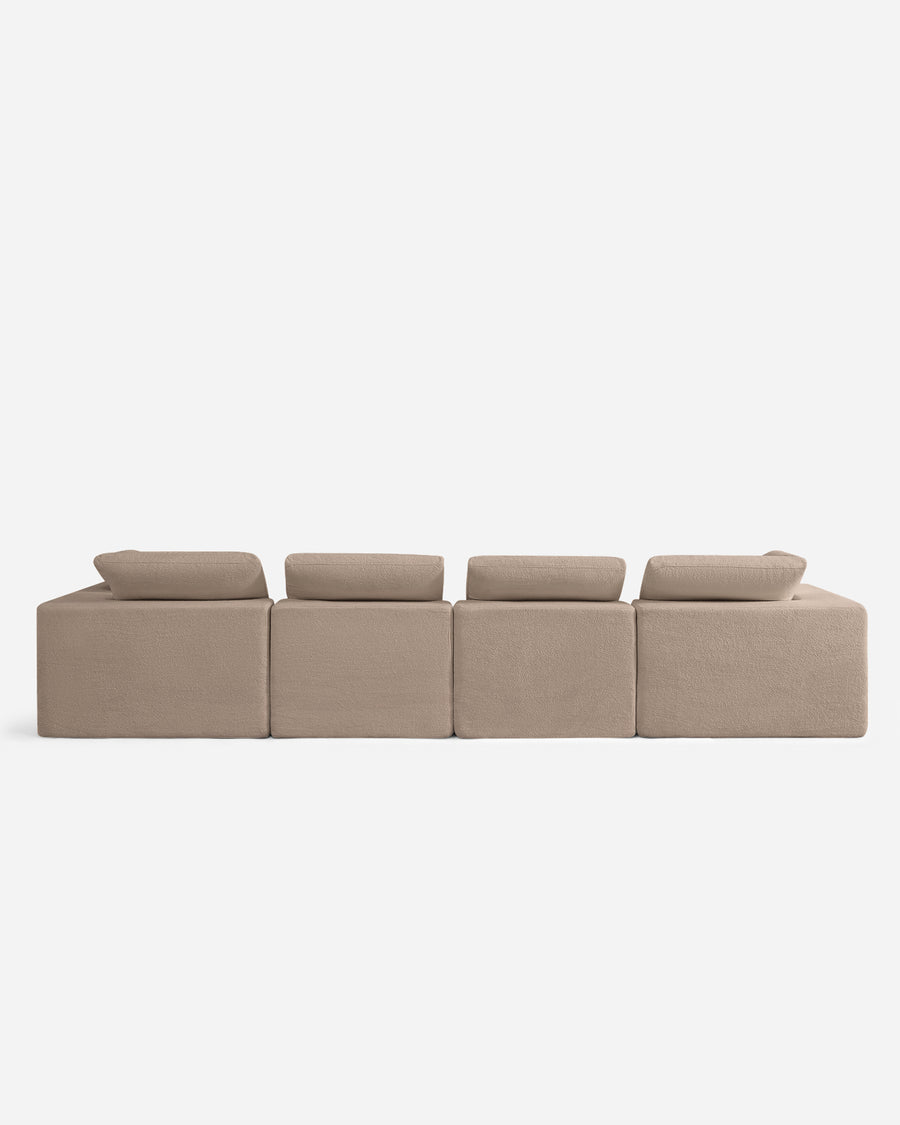 Hudson Modular Four Seater Sofa Mocha