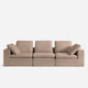 Hudson Modular Three Seater Sofa Mocha