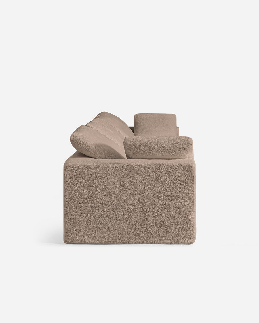 Hudson Modular Three Seater Sofa Mocha