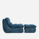 Lennox Indoor Chair + Ottoman Set Mediterranea