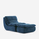 Lennox Indoor Chair + Ottoman Set Mediterranea