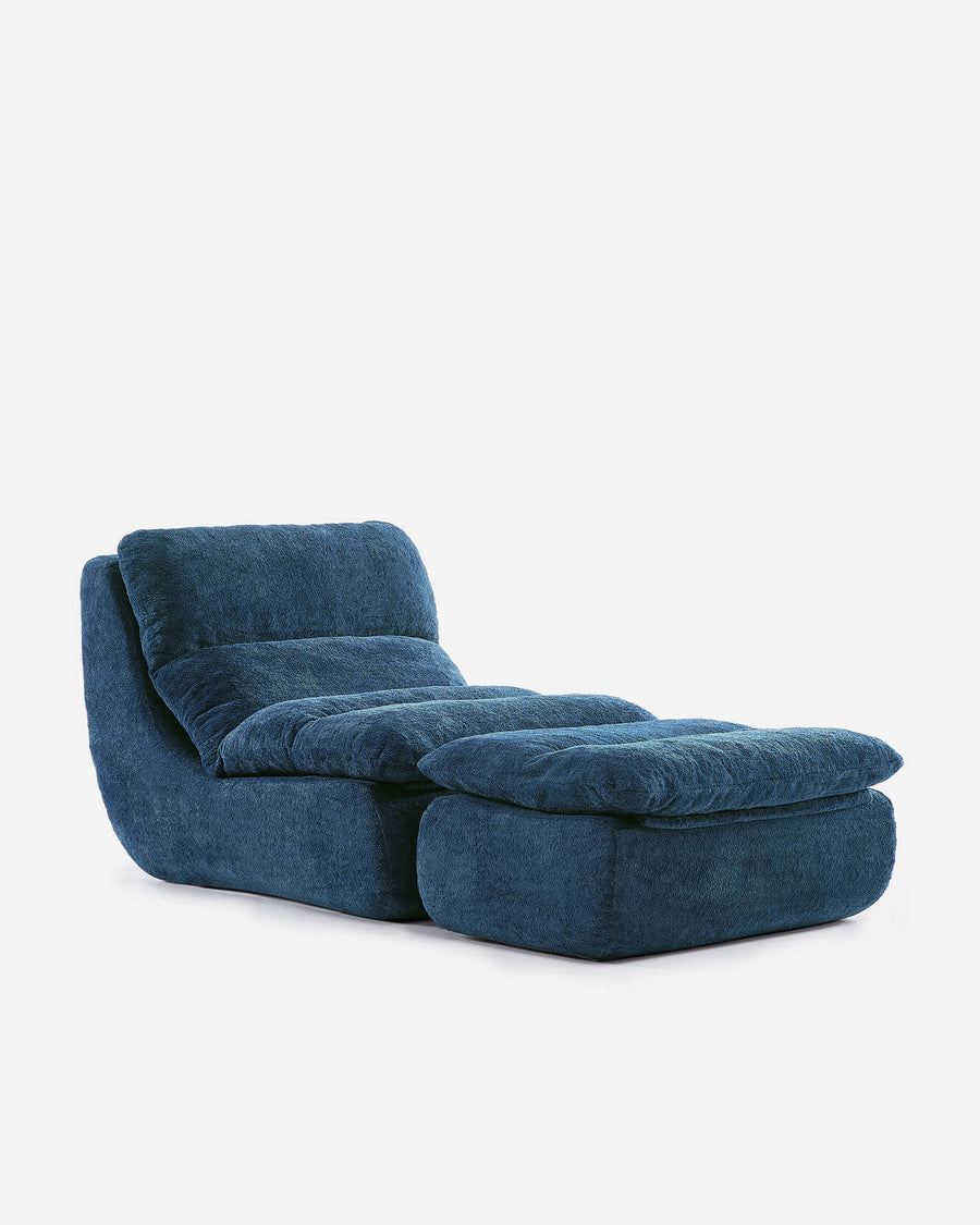 Lennox Indoor Chair + Ottoman Set Mediterranea