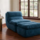 Lennox Indoor Chair + Ottoman Set Mediterranea