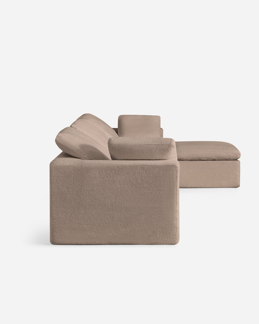 Hudson Modular Sectional Sofa Mocha