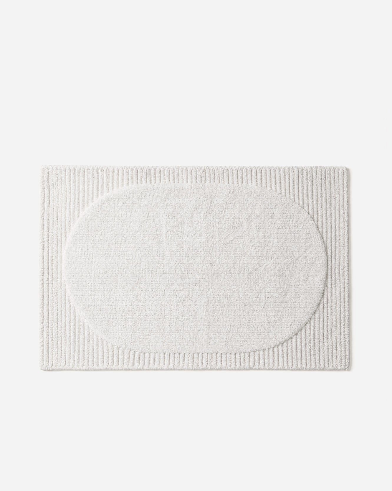 Hotel Luxury Bath Rug White