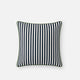 Sunday Citizen Lemone Outdoor Throw Pillow in Midnight - White