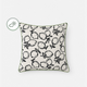 Sunday Citizen Lemone Outdoor Throw Pillow in Midnight - White