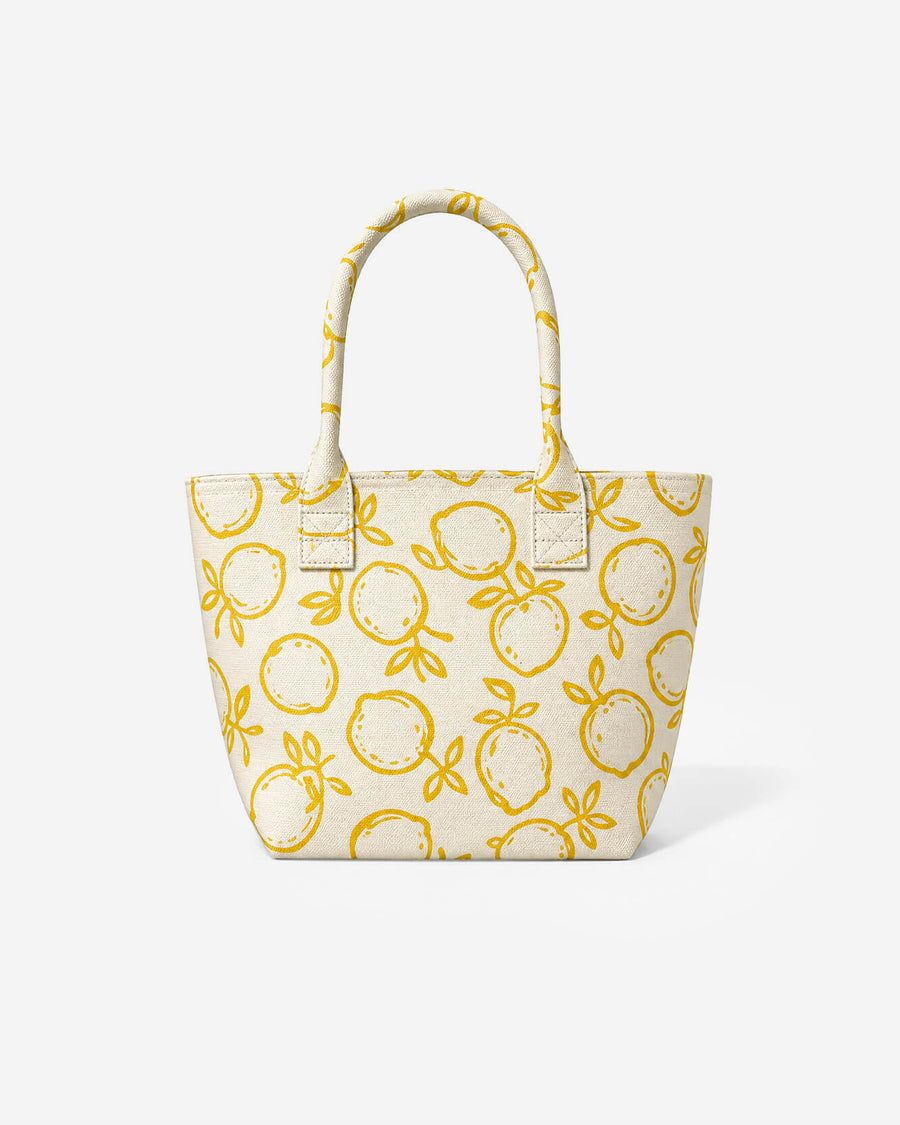 Sunday Citizen Lemons Tote Bag in Ochre