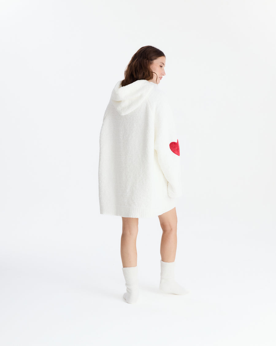 Sunday-Citizen_Lovely-Snug-Blanket-Hoodie_Off-White Off White - Red