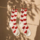 Sunday-Citizen_Lovely-Snug-Socks Off White - Red