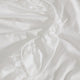 Luce Cotton Sateen Fitted Sheet White