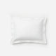 Sunday Citizen Luce Cotton Sateen Sham Set in White