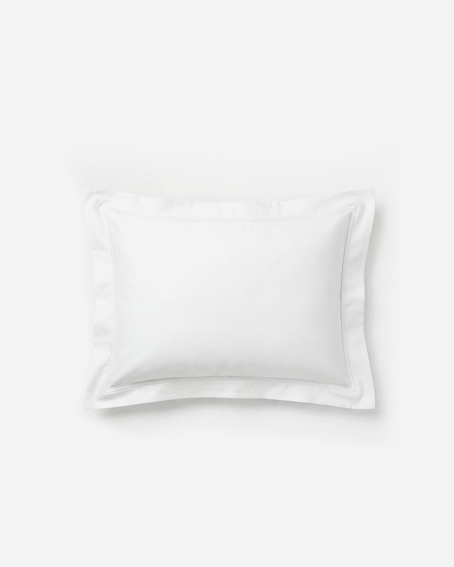 Sunday Citizen Luce Cotton Sateen Sham Set in White