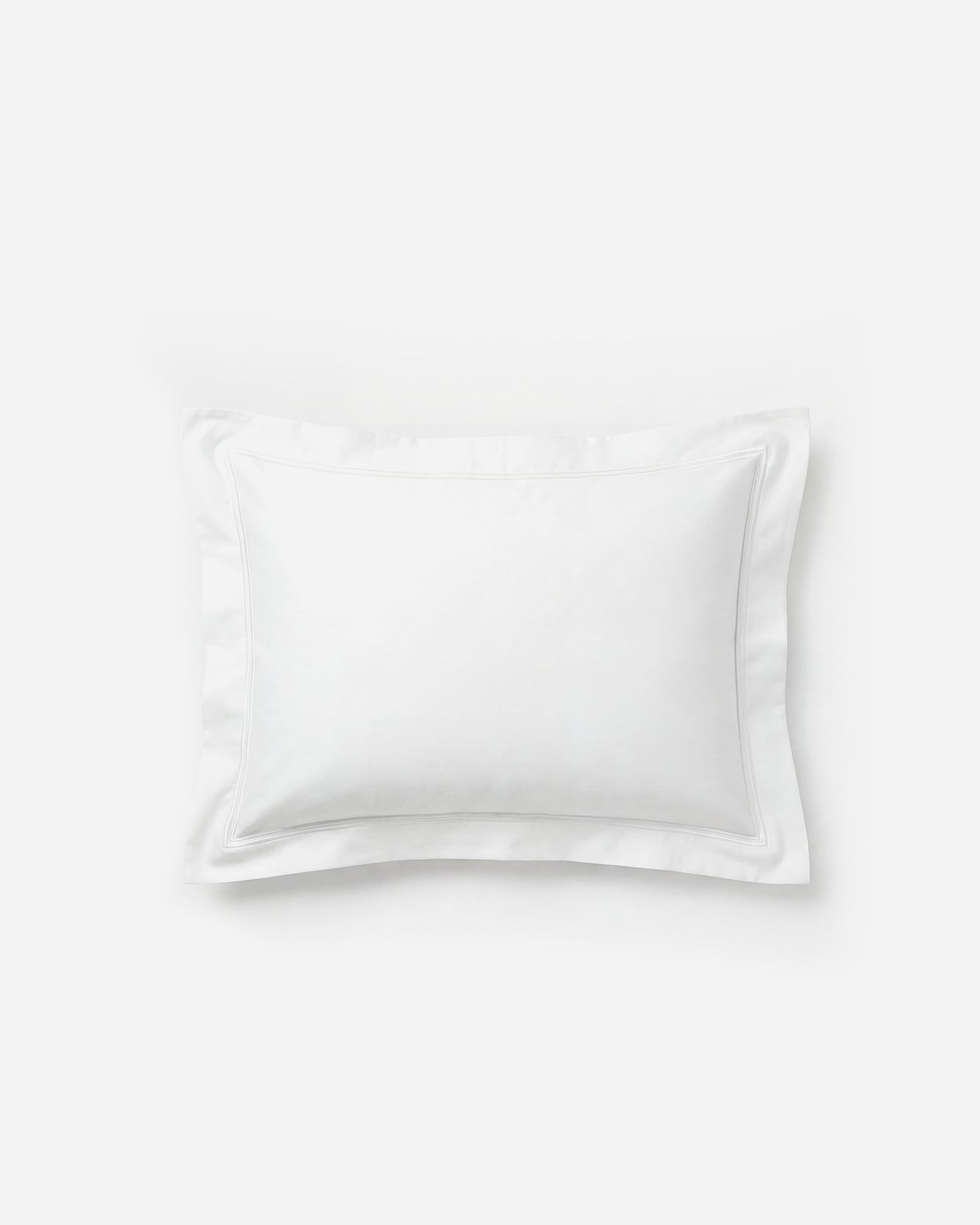 Sunday Citizen Luce Cotton Sateen Sham Set in White