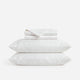 Sunday Citizen Luce Cotton Sateen Sheet Set in  White