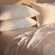 Luce Cotton Sateen  Sheet Set White