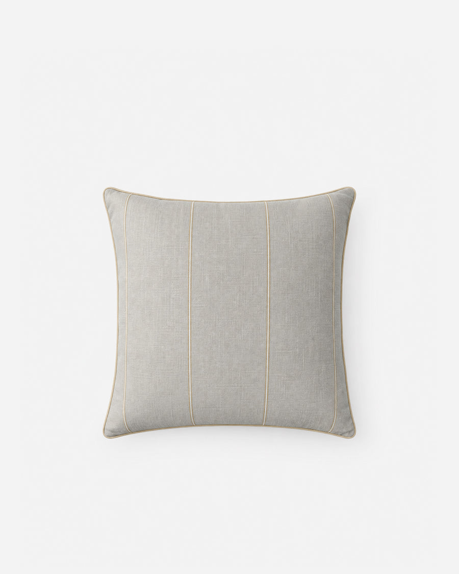 Sunday Citizen Luna Throw Pillow in Cloud Gray - Off White