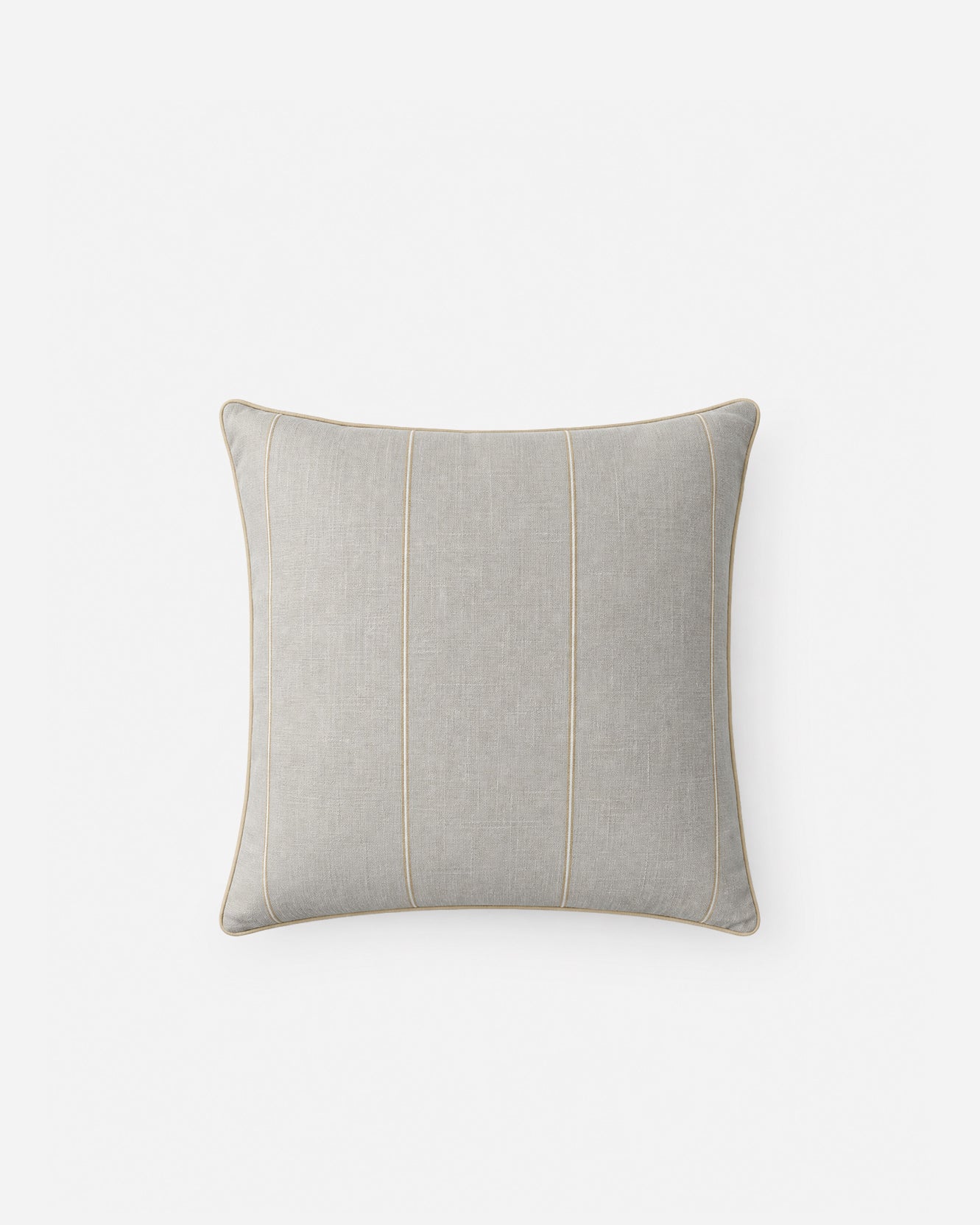 Sunday Citizen Luna Throw Pillow in Cloud Gray - Off White