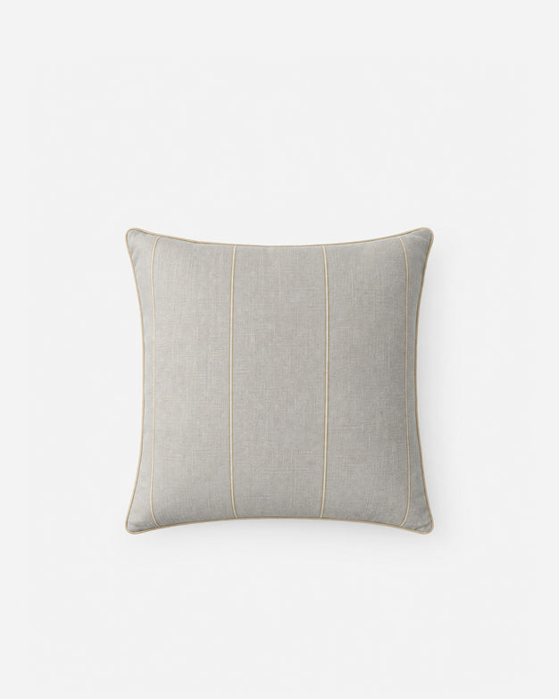Sunday Citizen Luna Throw Pillow in Cloud Gray - Off White