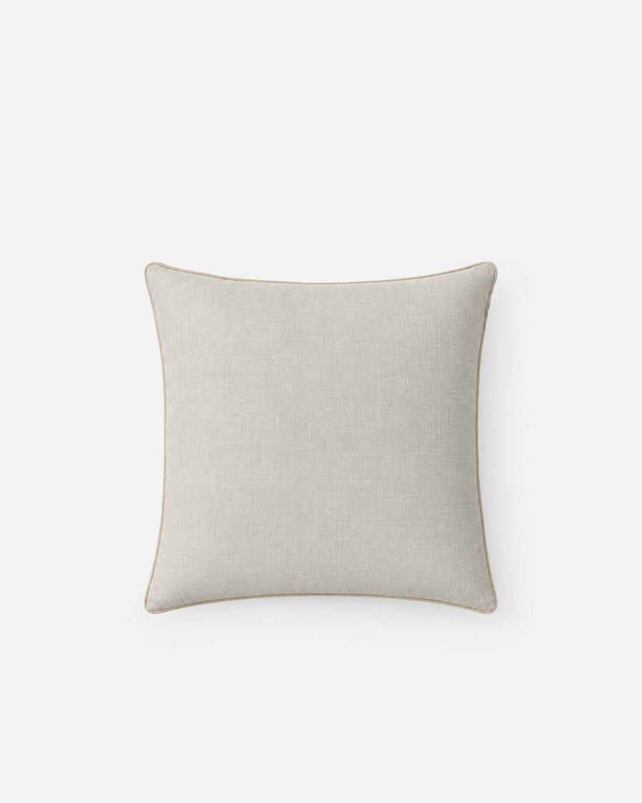 Sunday Citizen Luna Throw Pillow in Cloud Gray - Off White