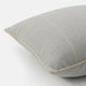 Sunday Citizen Luna Throw Pillow in Cloud Gray - Off White