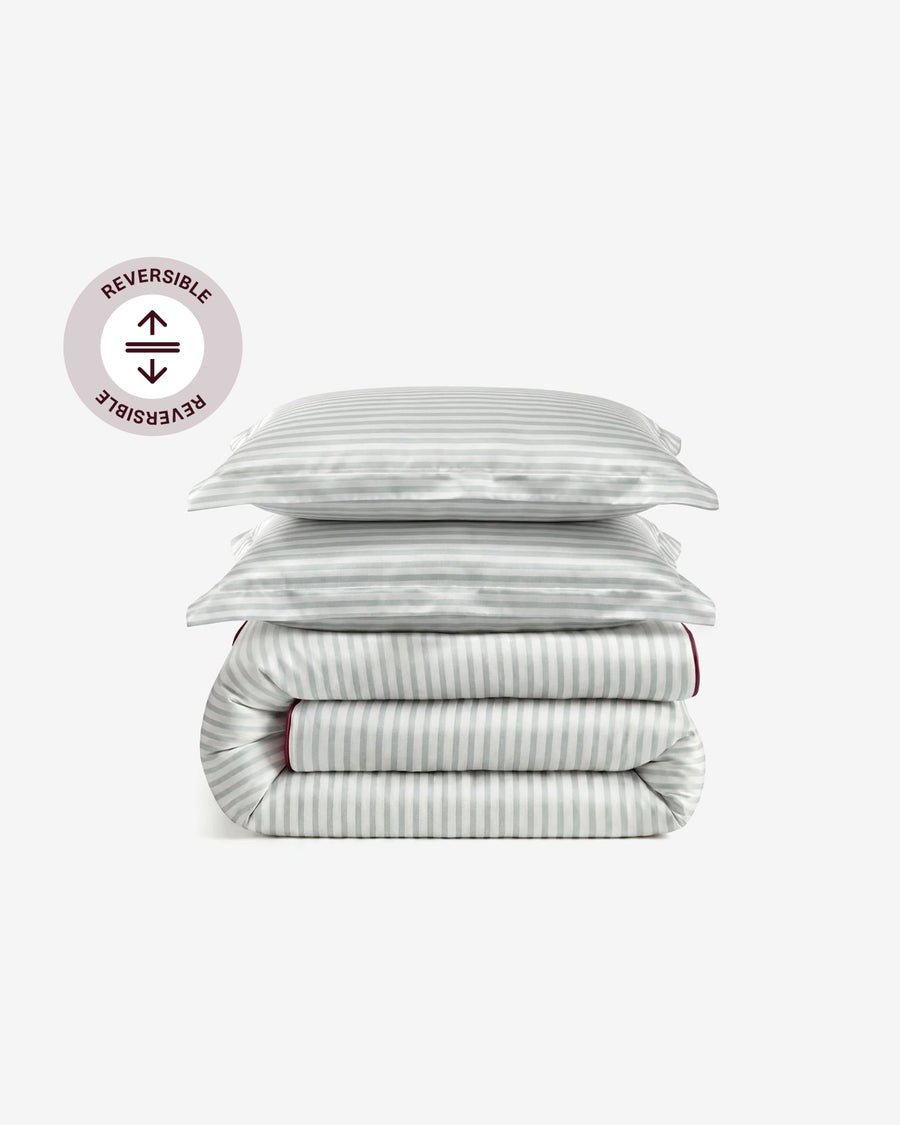 Image of Mare Reversible Silky Lyocell Duvet Bundle