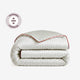 Sunday Citizen Mare Silky Lyocell Duvet Cover in Misty Blue - White