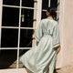 Mare Silky Lyocell Kimono Misty Blue